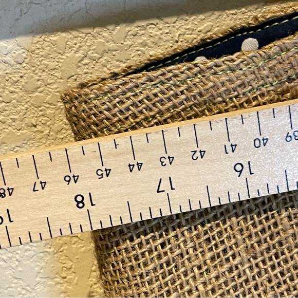 Burlap lined Costa Rico Java  Market Tote Bag - Picture 7 of 10